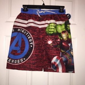 Marvel Avengers Boys Swim Trunks Size 10/12